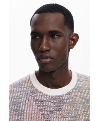 Men's Heathered short-sleeve T-shirt