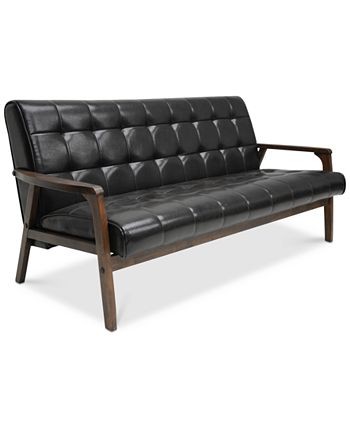 Furniture - Caden 64" Tufted Sofa, Quick Ship