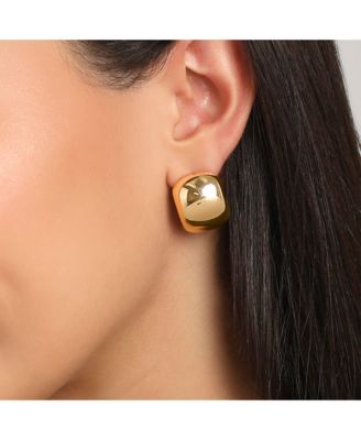 Bold Square Hoop Earrings
