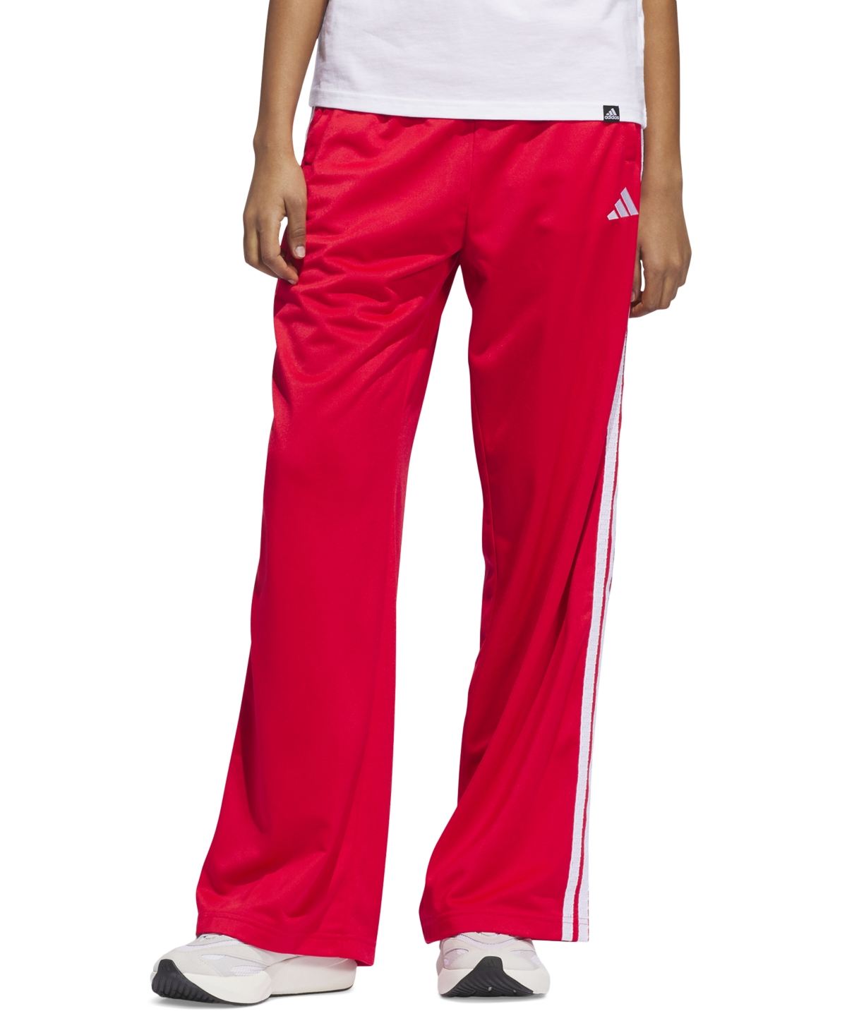 Adidas Originals Women's 3-stripe Classic Track Pants In Red