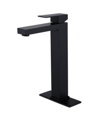 Single Hole Single Handle Bathroom Vessel Sink Faucet With Supply Hose