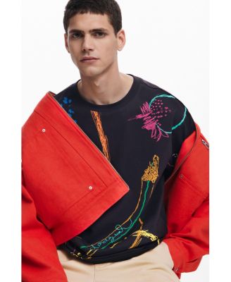 Men's Short-sleeve T-shirt with drawings