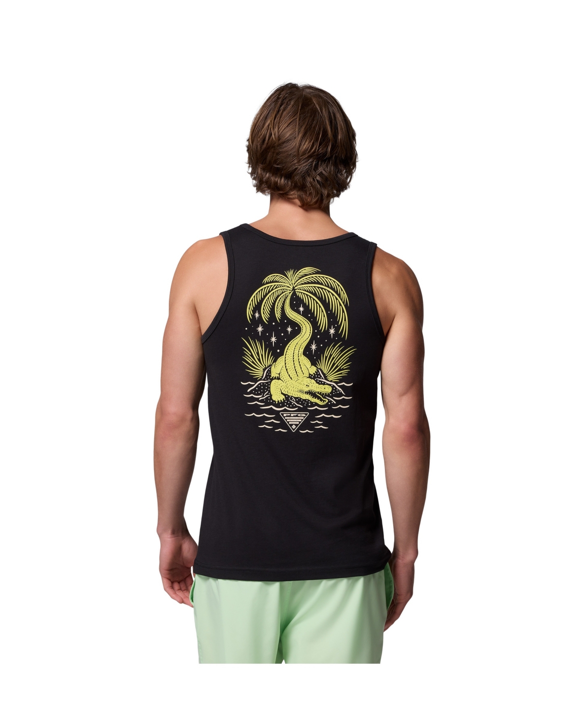 Men's Graphic Tank Top - Black