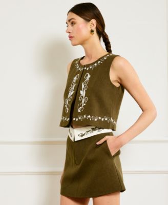Women's Brea Embroidered Sleeveless Top