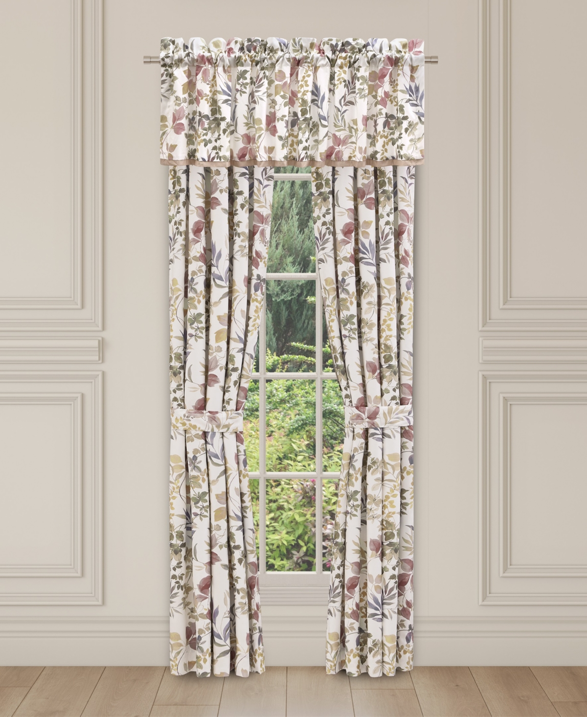 Royal Court Rosewood Window Straight Valance, 17" x 72"