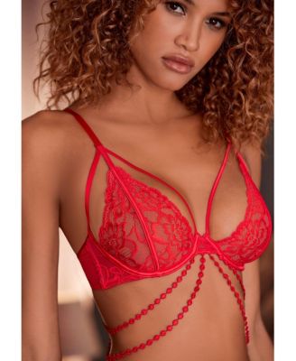 Women's Strappy Lace Unlined Bra