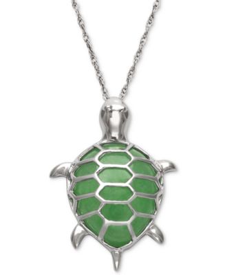 Jade turtle deals necklace