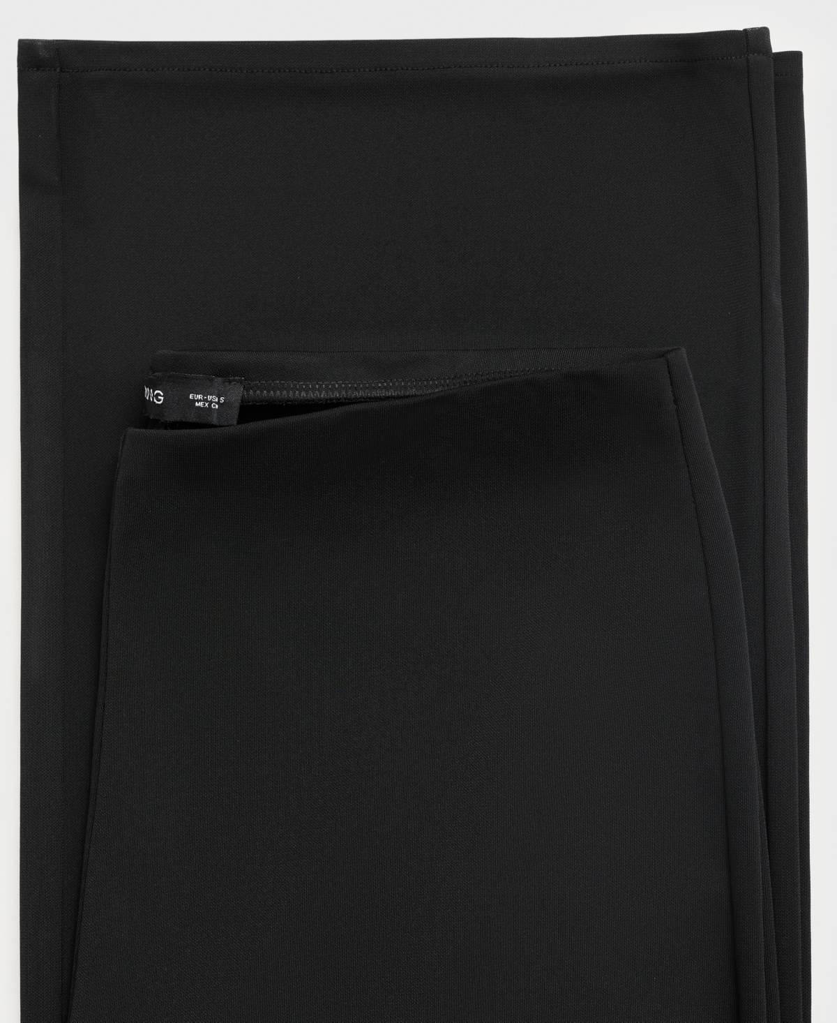 Mango Straight Leg Pants In Black