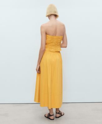 Women's Long Gathered Skirt