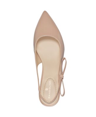 Women's Alilac Bow Slingback Kitten Heel Pumps