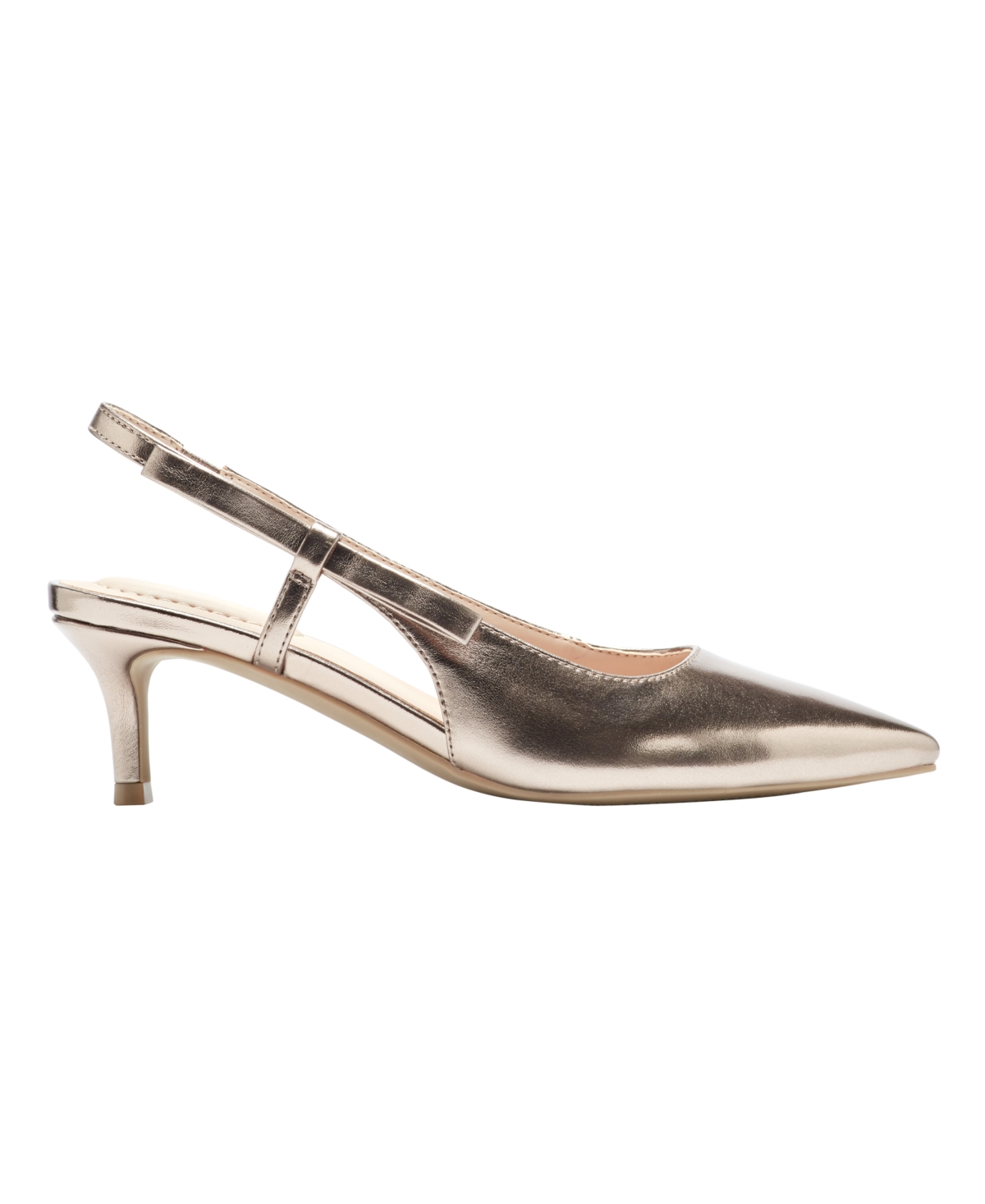 Bandolino Women's Alilac Bow Slingback Kitten Heel Pumps In Neutral