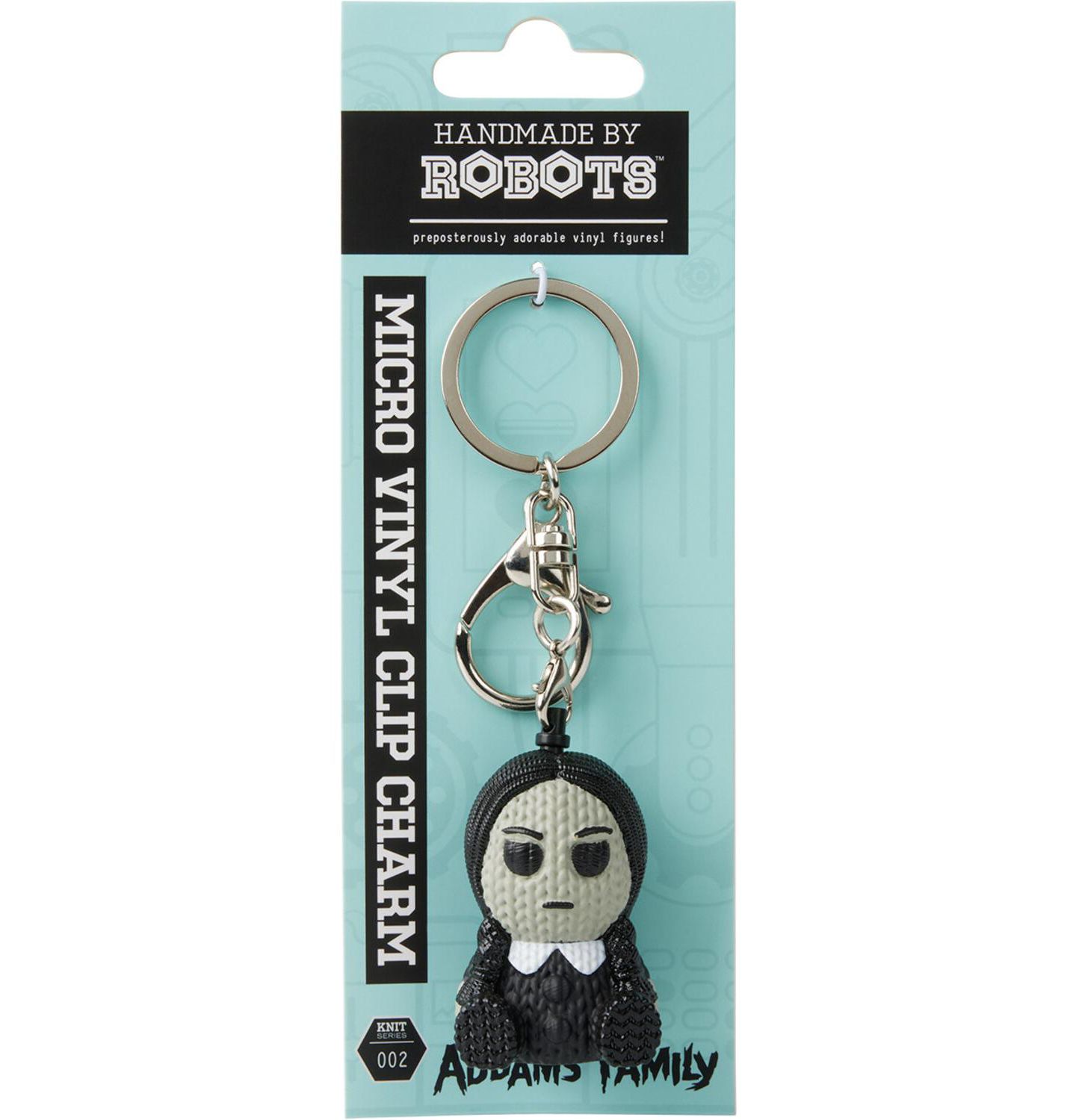 Детские фигурки Handmade By Robots The Addams Family Wednesday Addams #002 1.75" Micro Clip Charm, 3+ Years — фото 3