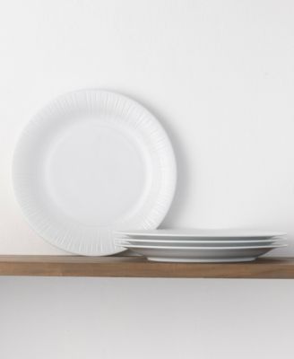Conifere Set of 4 Rim Dinner Plates, 10.75"