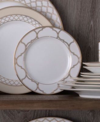 Eternal Palace Gold Set of 4 Bread Butter/Appetizer Plates, 6-1/2"