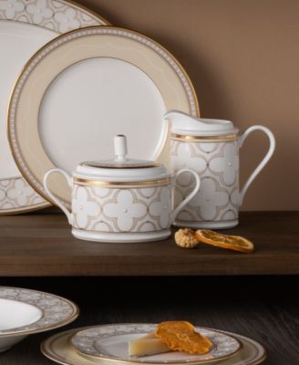 Trefolio Gold Sugar & Creamer Set