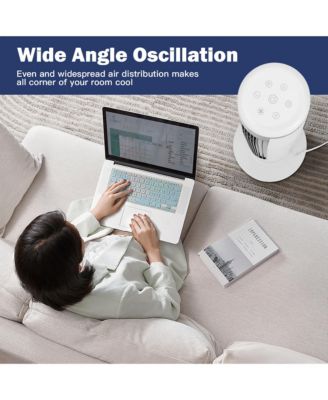 3-In-1 Evaporative Air Cooler 41'' Portable Tower Fan Humidifier