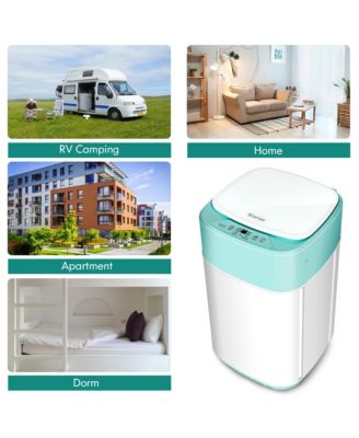 8lbs Portable Fully Automatic Washing Machine W/ Drain Pump
