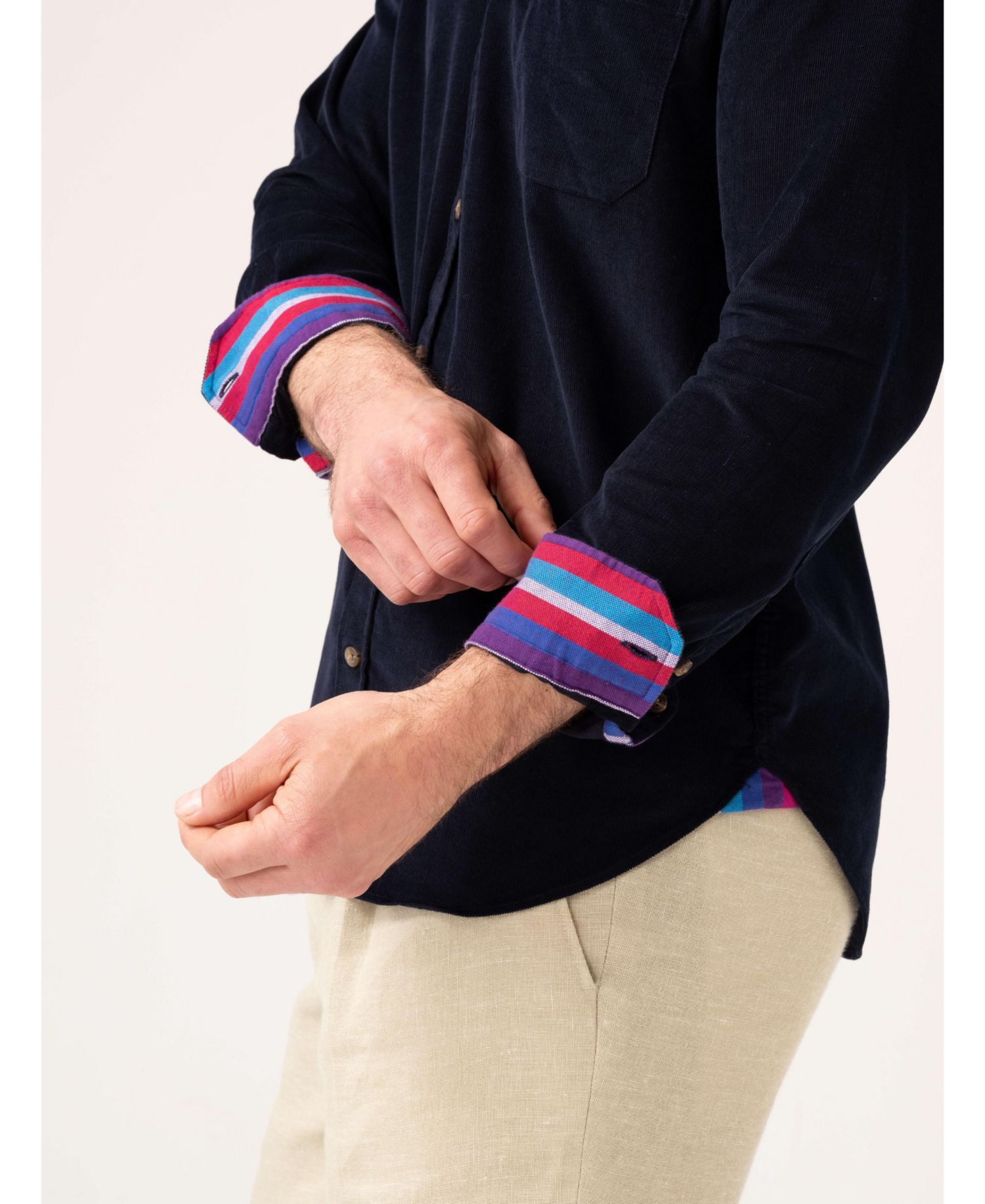 Men's Corduroy Long Sleeve Shirt