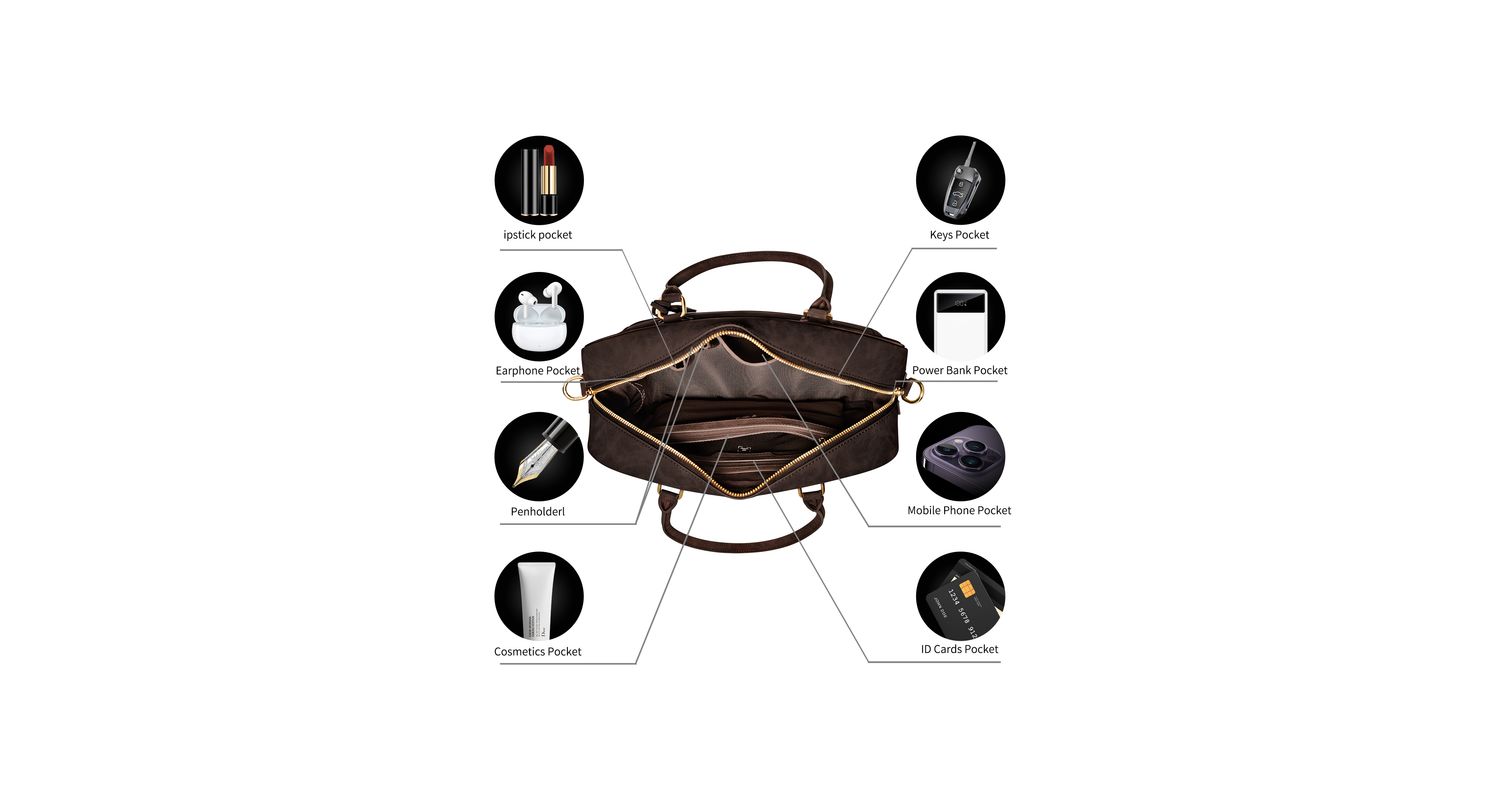 Margaret L Handbag Top Zipper Travel Bag