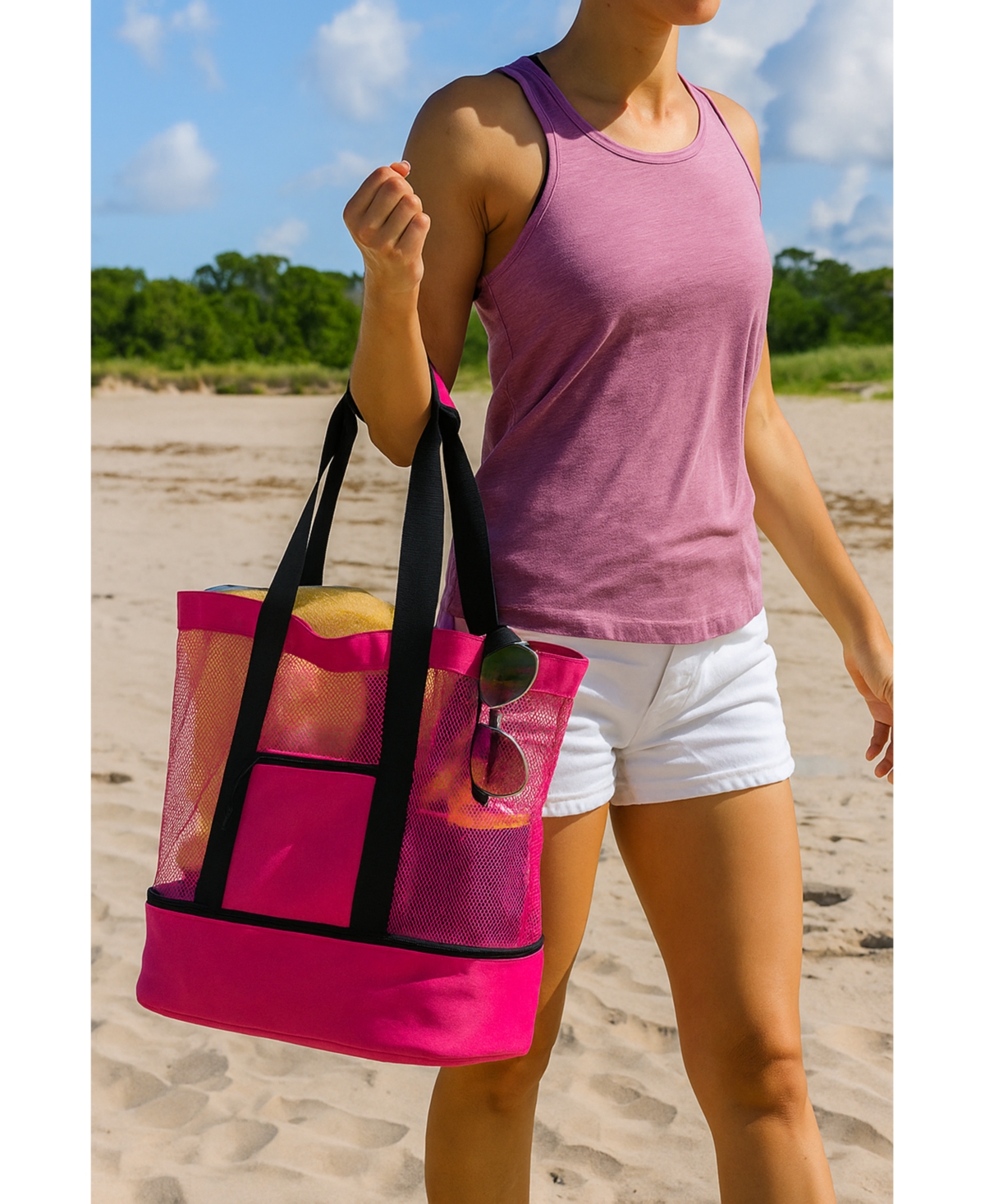 Insulated Cooler Bag - Pink