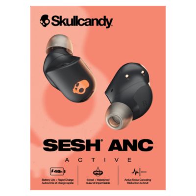 Sesh ANC Active True Wireless In Ear Headphones-Black