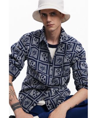 Men's Long-sleeve checkered shirt