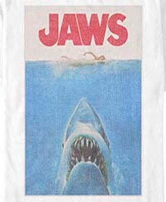 Men's Retro Jaws Poster Short Sleeve T-Shirt