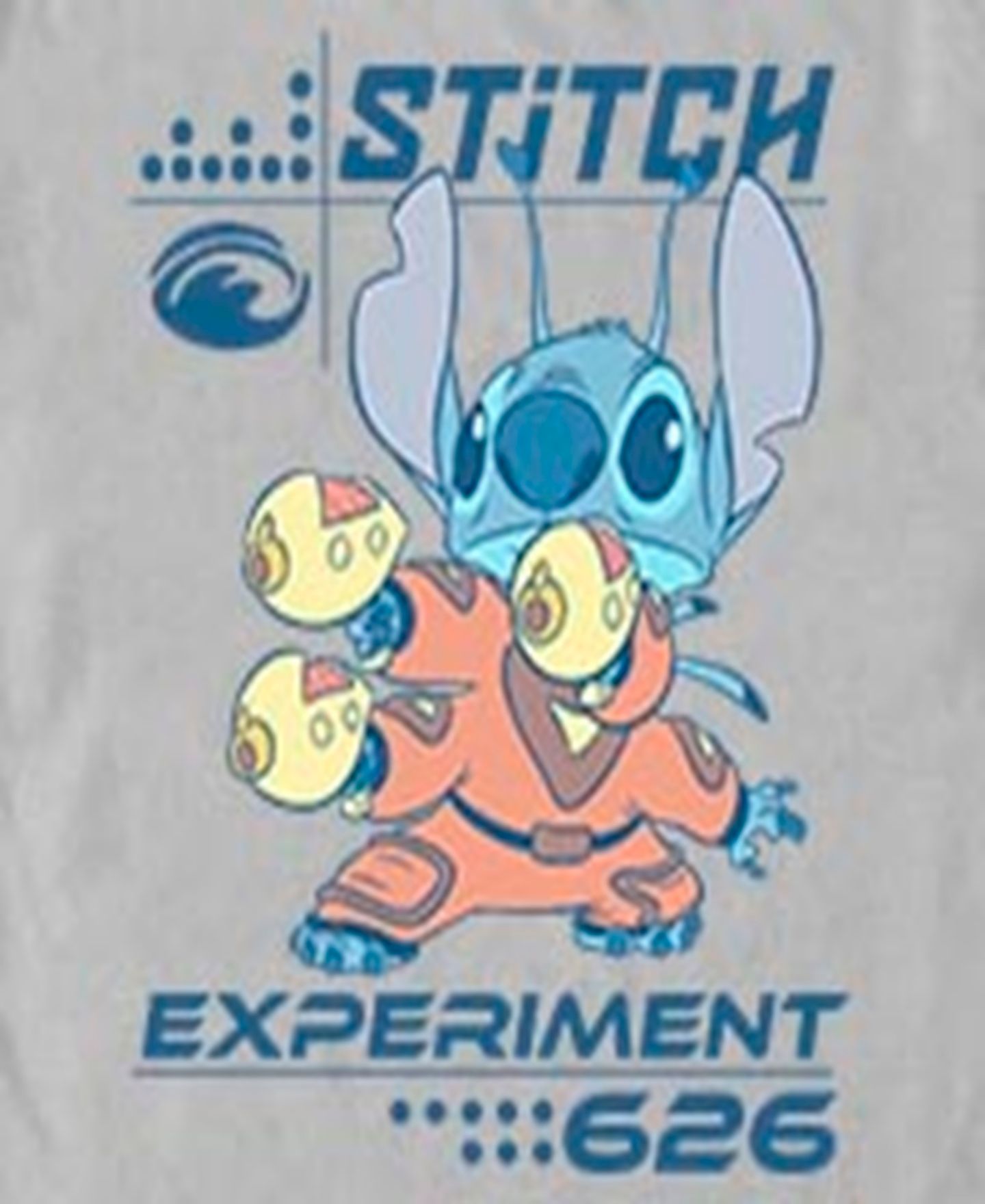 Мужская футболка Lilo Stitch Experiment 626 Short Sleeve, цвет: Серебряный — фото 3