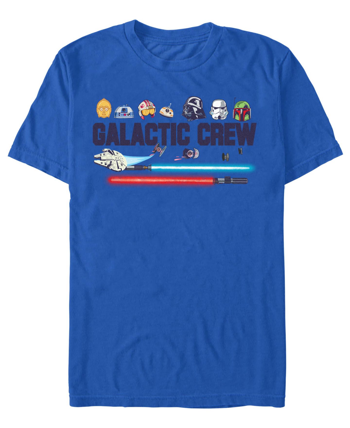 Мужская футболка Star Wars Vacay Far Away Short Sleeve, цвет: Королевский синий — фото 1
