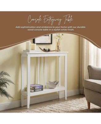 Entryway Table - Narrow Console Table - Console Table with Storage - Wood Console Tables for Entryway