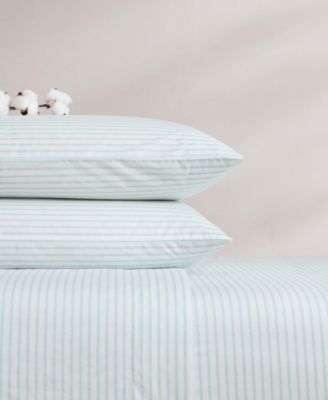 Cotton Percale 4 Piece Sheet Set, King