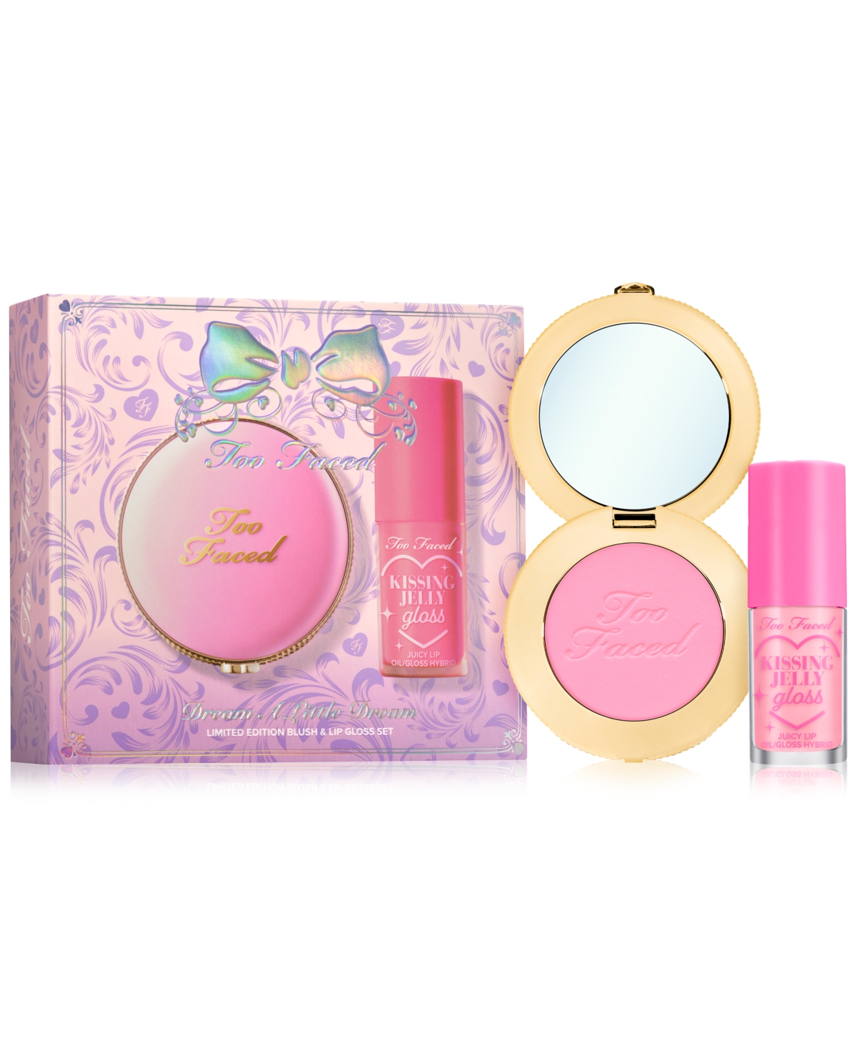 Too Faced 2-pc. Dream A Little Dream Limited-edition Blush & Lip Gloss Set In Transparent