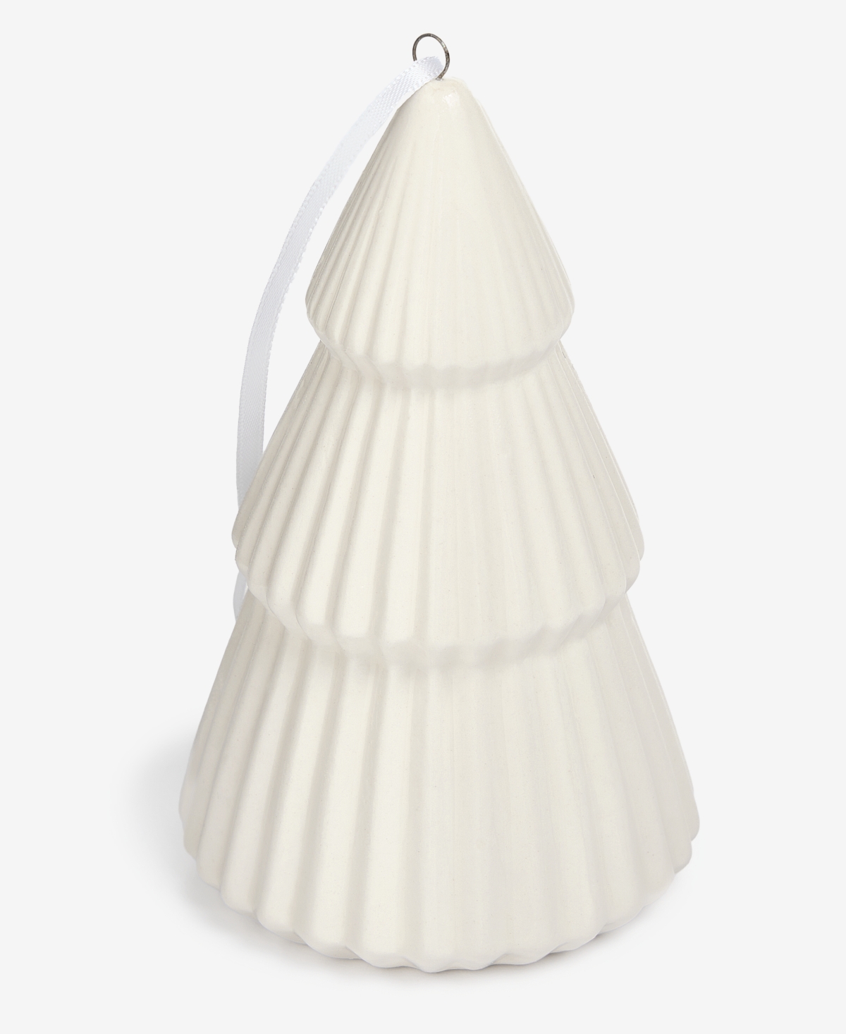 Holiday Lane Nordic Wonderland Ceramic Tree Ornament, Macy's Exclusive In Transparent