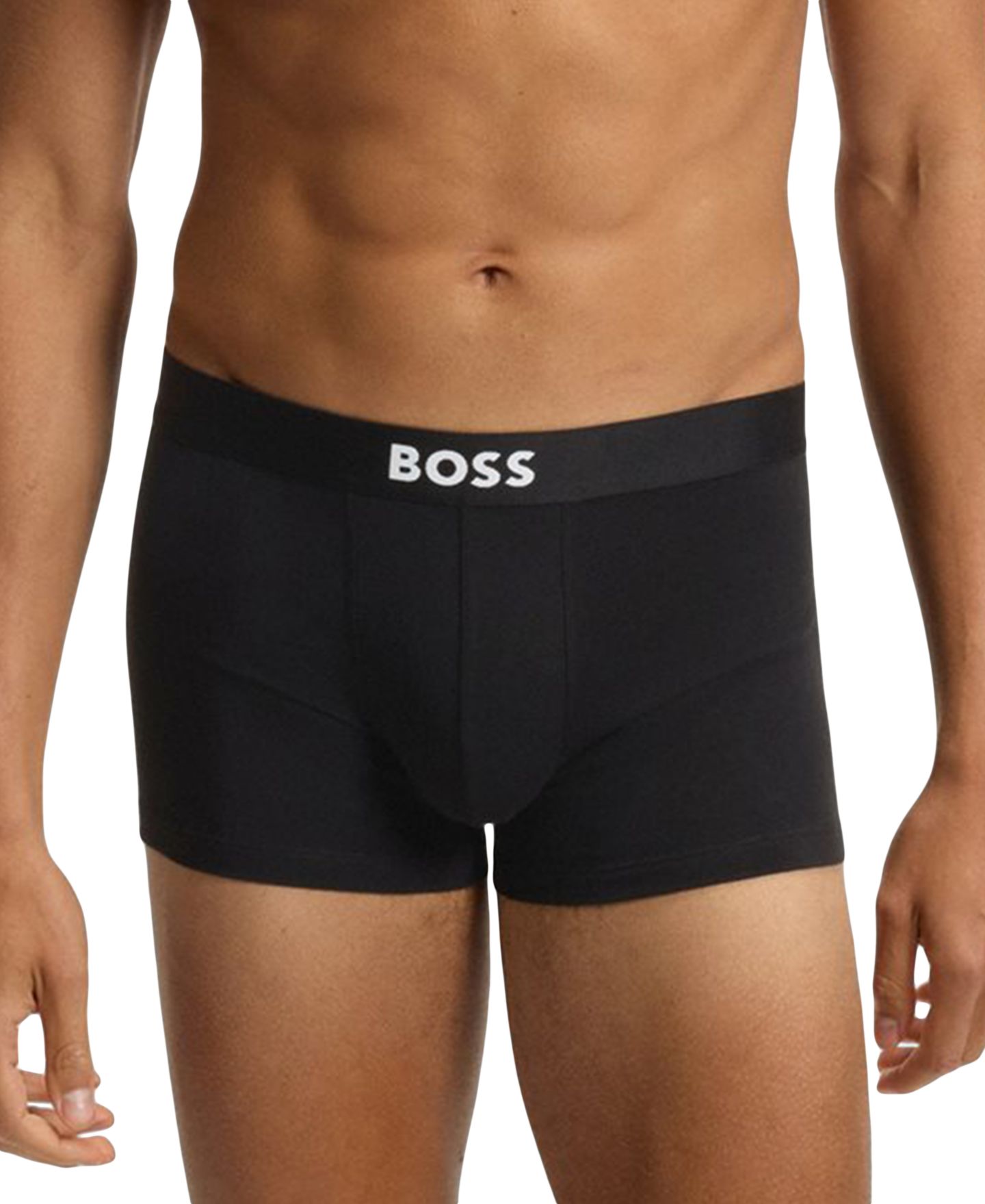 Бельё BOSS для мужчин, хлопок-стрейч, 3 шт. — Hugo Boss, цвет: Зелёный / Чёрный — фото 5