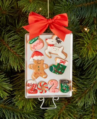Gingerbread Village 2025 Cookie Tray Ornament, Macy's Exclusive