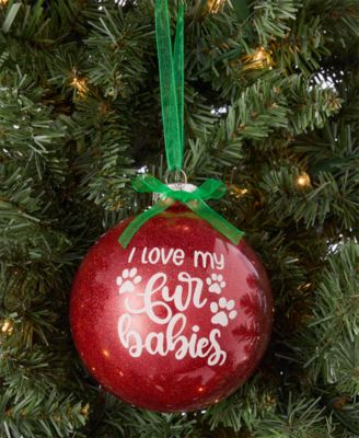 Pets Red Ball Ornament, Macy's Exclusive