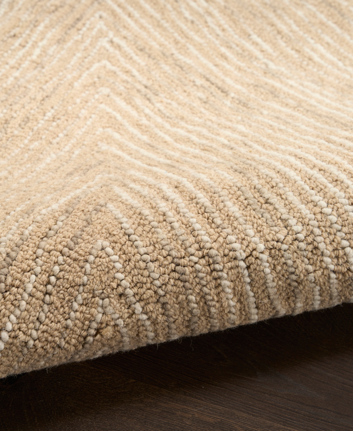 Dkny Pure Angles Ang01 5'2"x7'2" Area Rug In Brown
