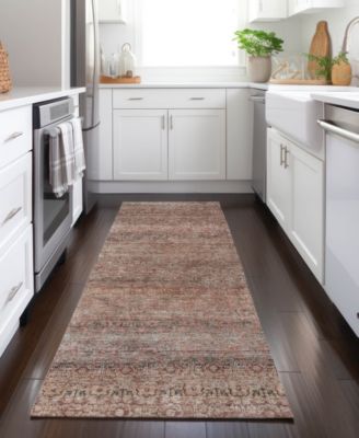 Burano Washable BU12 2'3''x7'6'' Runner Area Rug