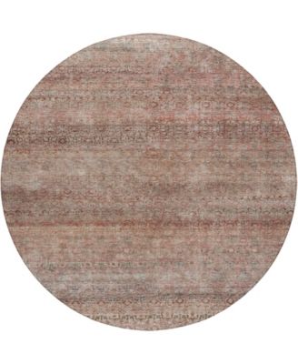 Burano Washable BU12 8'x8' Round Area Rug
