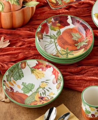 Harvest Fields Soup Bowls, Set of 4
