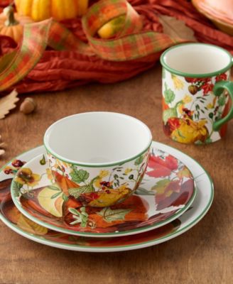 Harvest Fields 16 Pc. Dinnerware Set, Service for 4