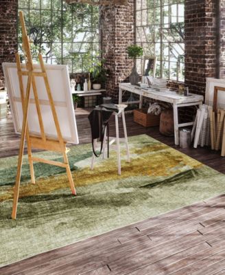 Boca Washable BO6 2'6''x3'10'' Area Rug