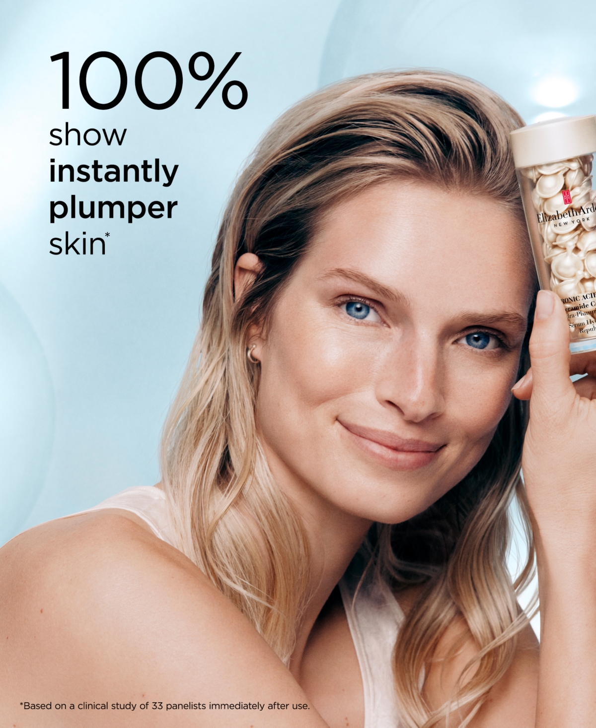 Elizabeth Arden Hyaluronic Acid + Peptides Ceramide Capsules Hydra-plumping Serum, 60-pc. In Transparent
