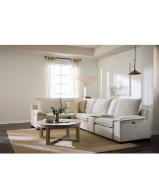 Macy's Borsi Fabric Sectional Collection Exclusive At Macys In Brown