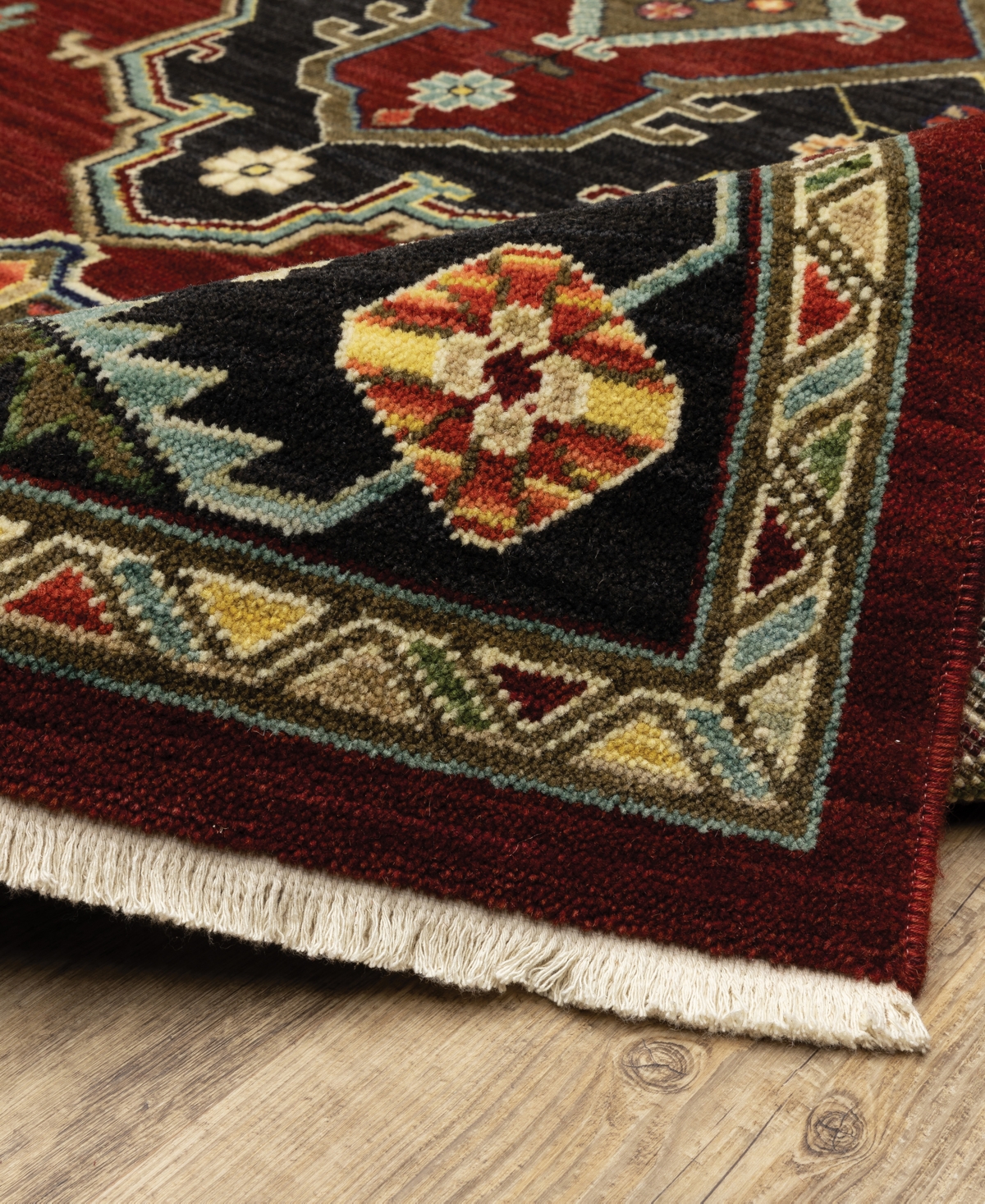 Oriental Weavers Lilihan 092r6 2'6"x12' Runner Area Rug In Red