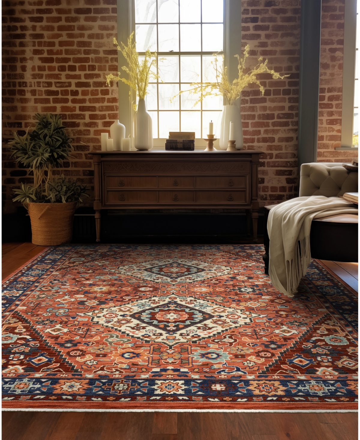 Oriental Weavers Lilihan 2061v 2'x3' Area Rug In Red