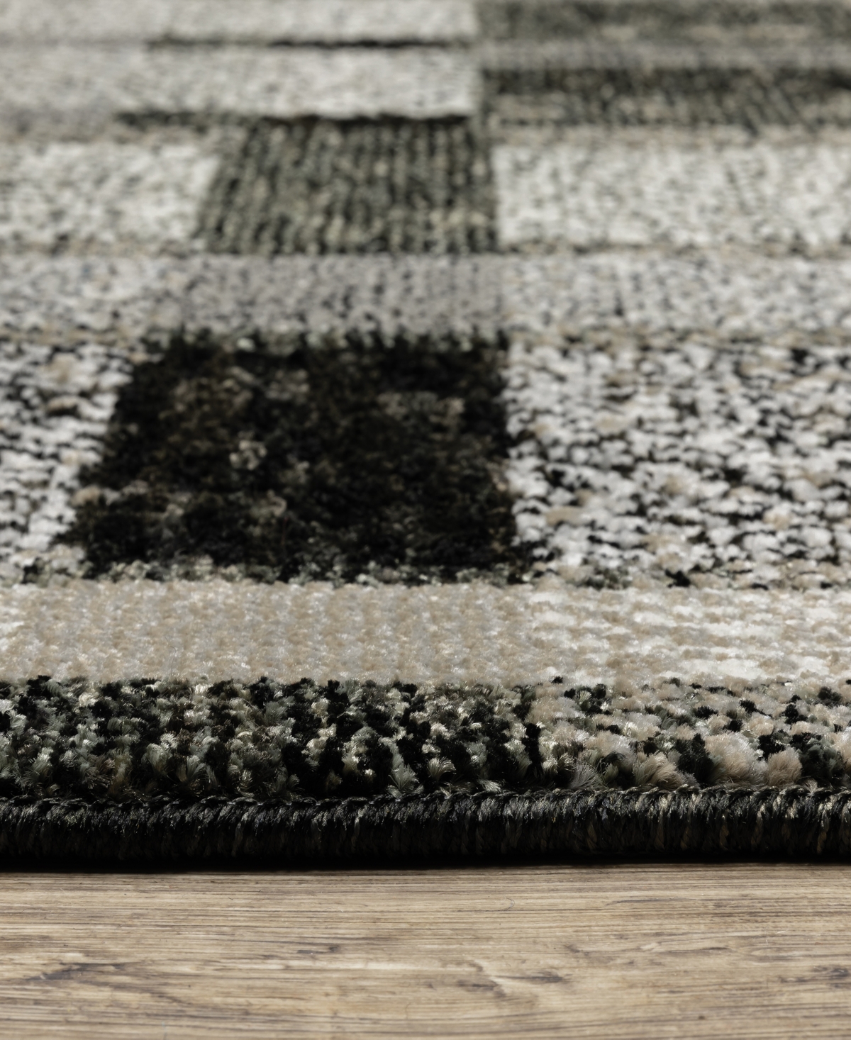 Oriental Weavers Atlas 752c0 6'7"x9'6" Area Rug In Black