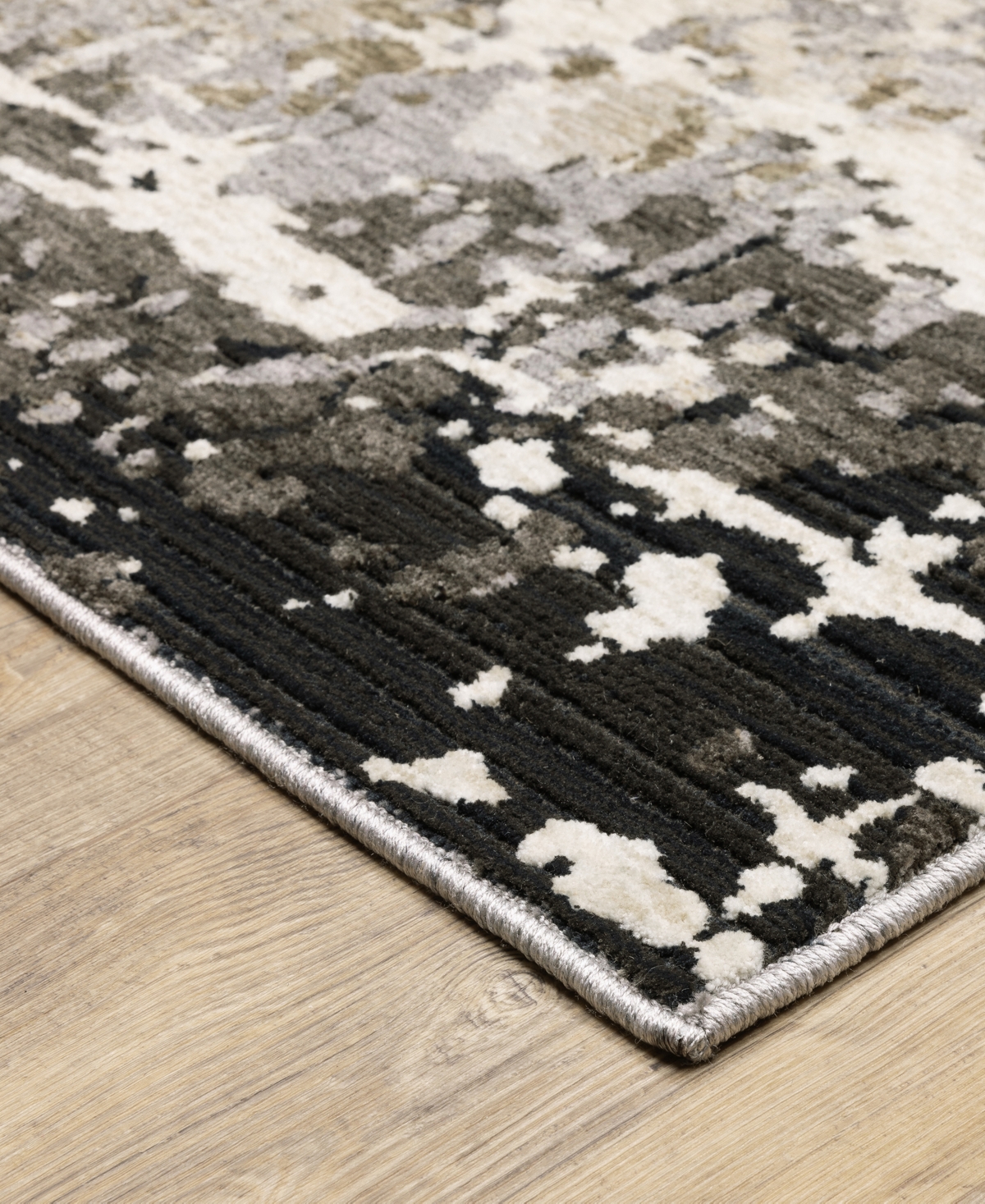 Oriental Weavers Nebulous 091l9 6'7"x9'6" Area Rug In Gray
