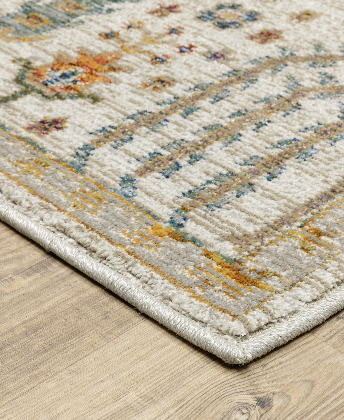 Oriental Weavers Andorra 2449b Runner Area Rug, 2'6 X 12' In Brown