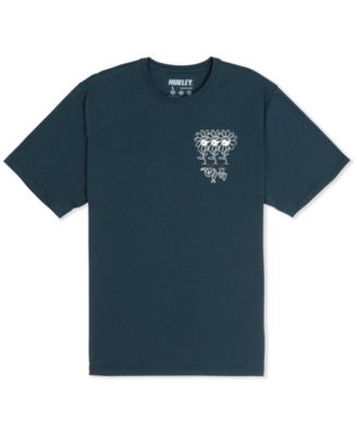 Men's Skulls And Flowers Short Sleeve T-Shirt